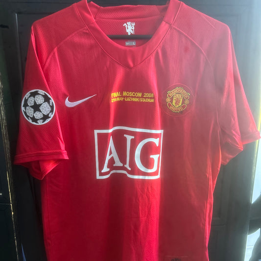 Retro Manchester United Home Jersey - 2008 Ronaldo edition